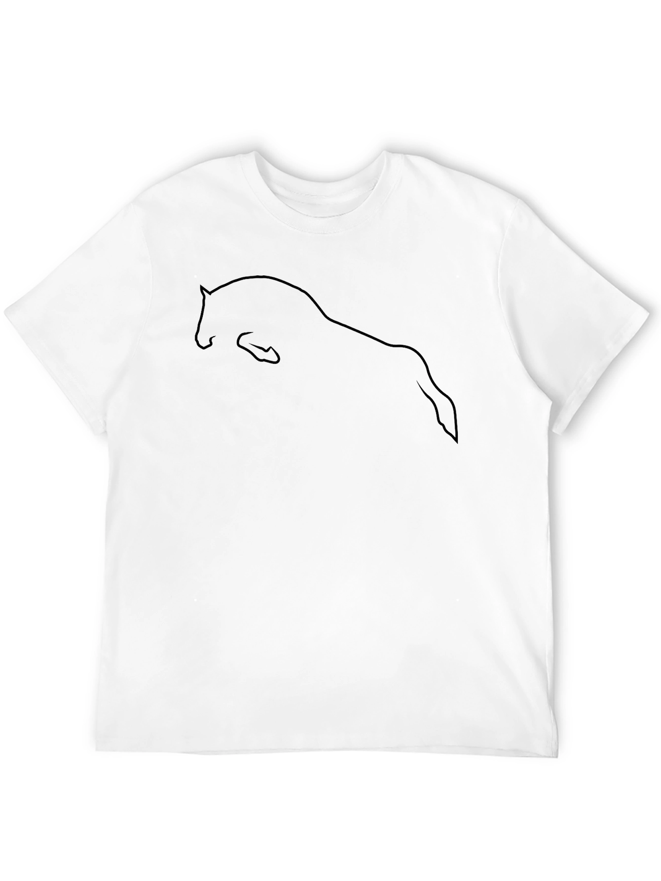 Equestrian Black T-Shirt Horse Lover Gift