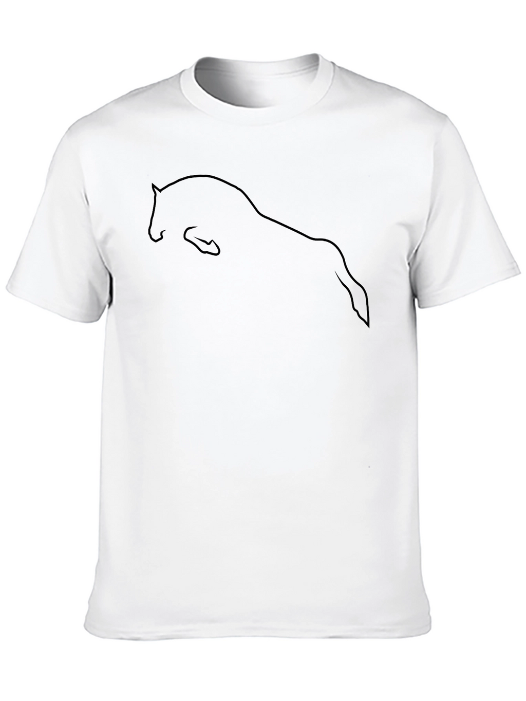 Equestrian Black T-Shirt Horse Lover Gift