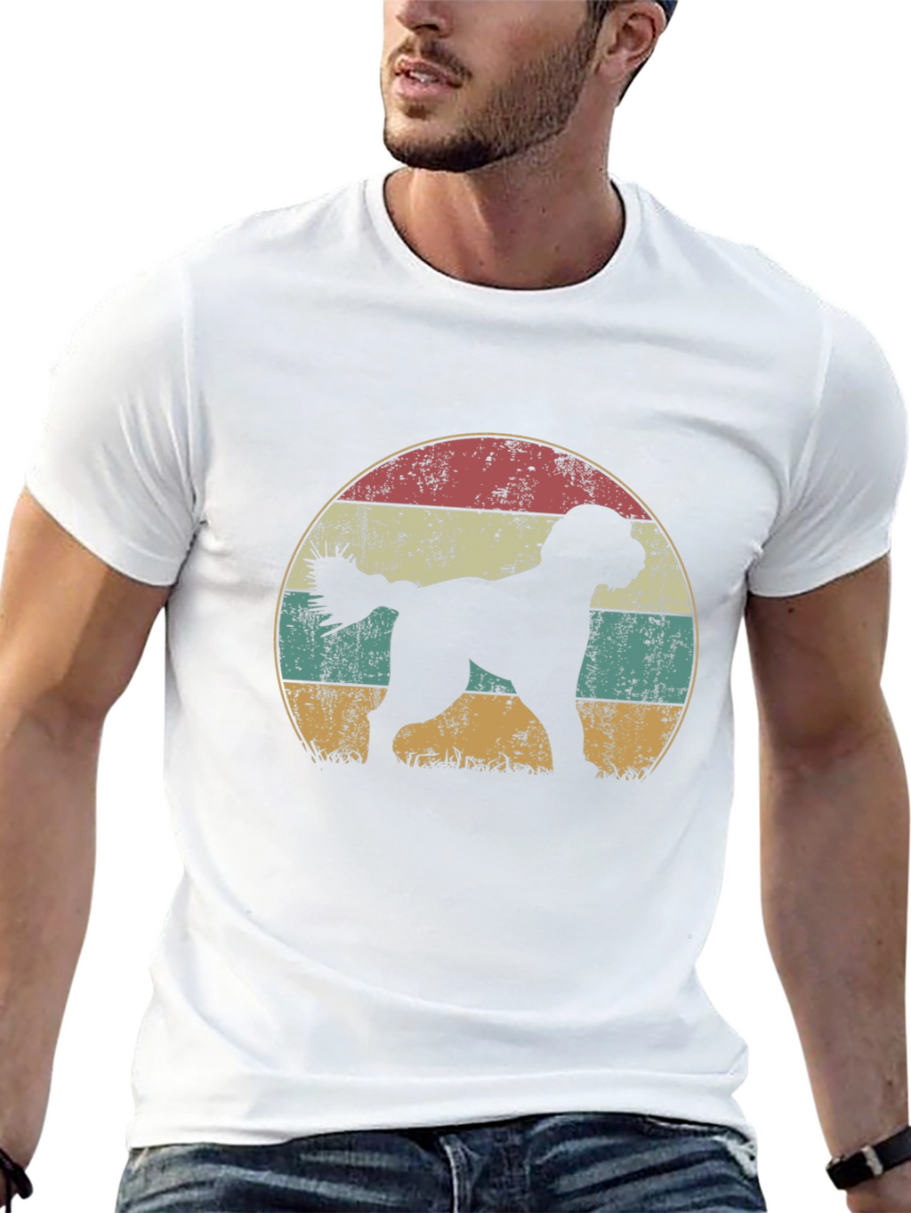 Retro Dog Silhouette T-Shirt