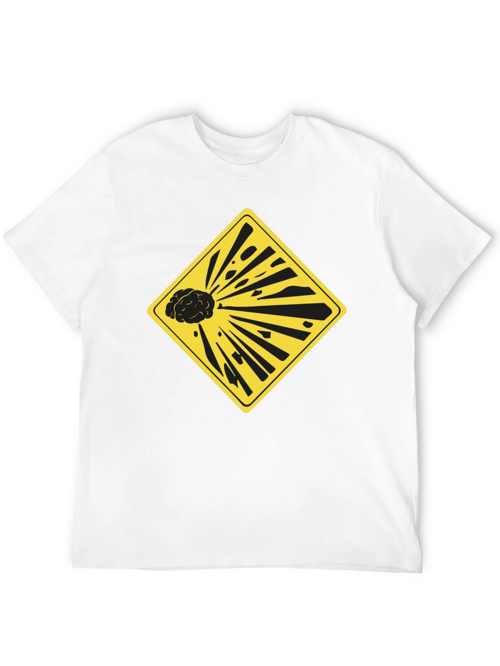Exploding Brain Graphic Tee - Black Unisex T-Shirt