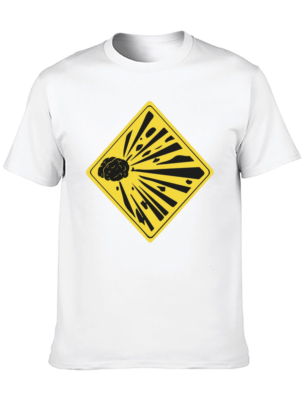 Exploding Brain Graphic Tee - Black Unisex T-Shirt