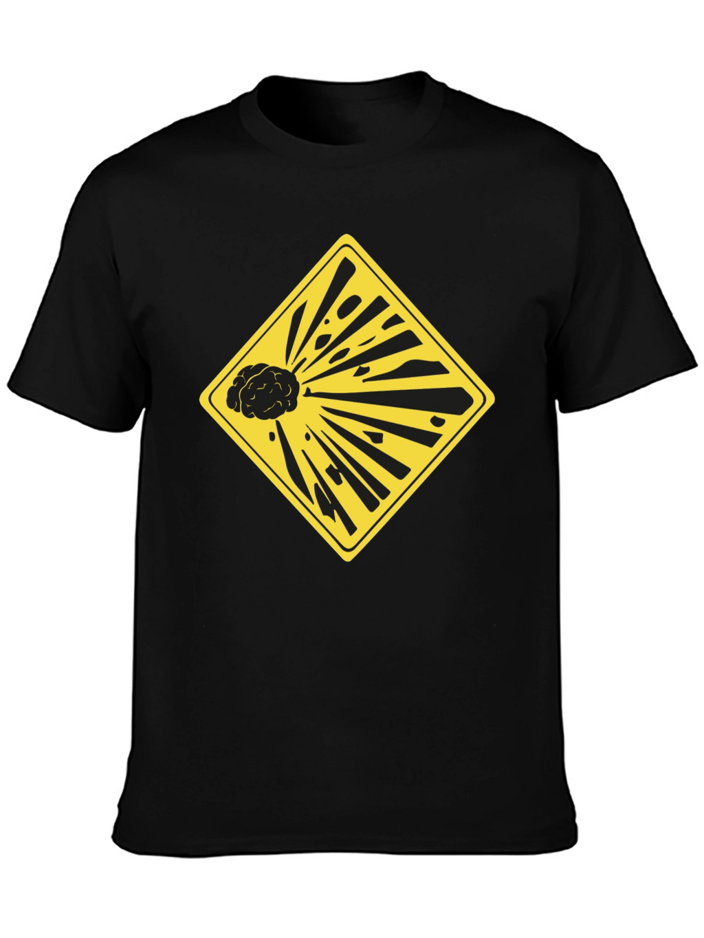 Exploding Brain Graphic Tee - Black Unisex T-Shirt