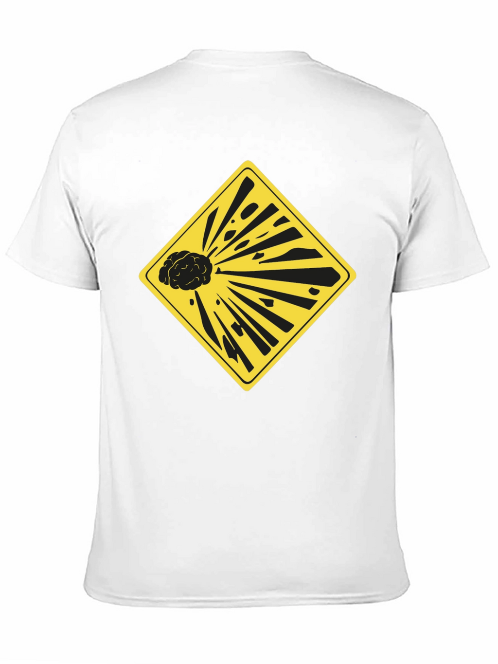 Exploding Brain Graphic Tee - Black Unisex T-Shirt