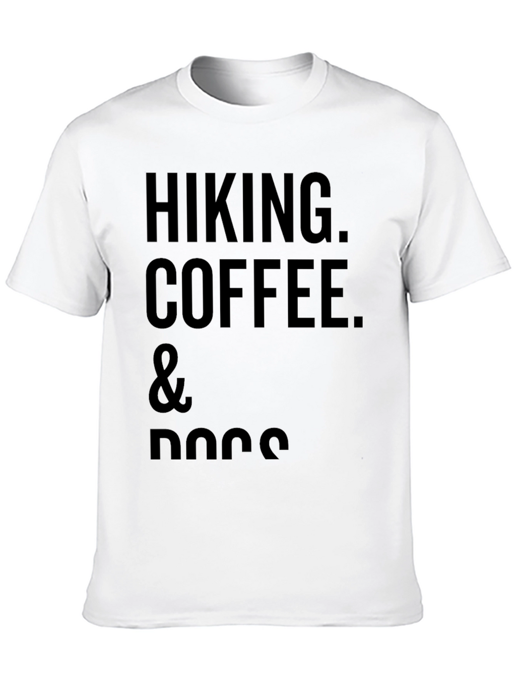 Hiking Coffee and Dogs Graphic T-Shirt