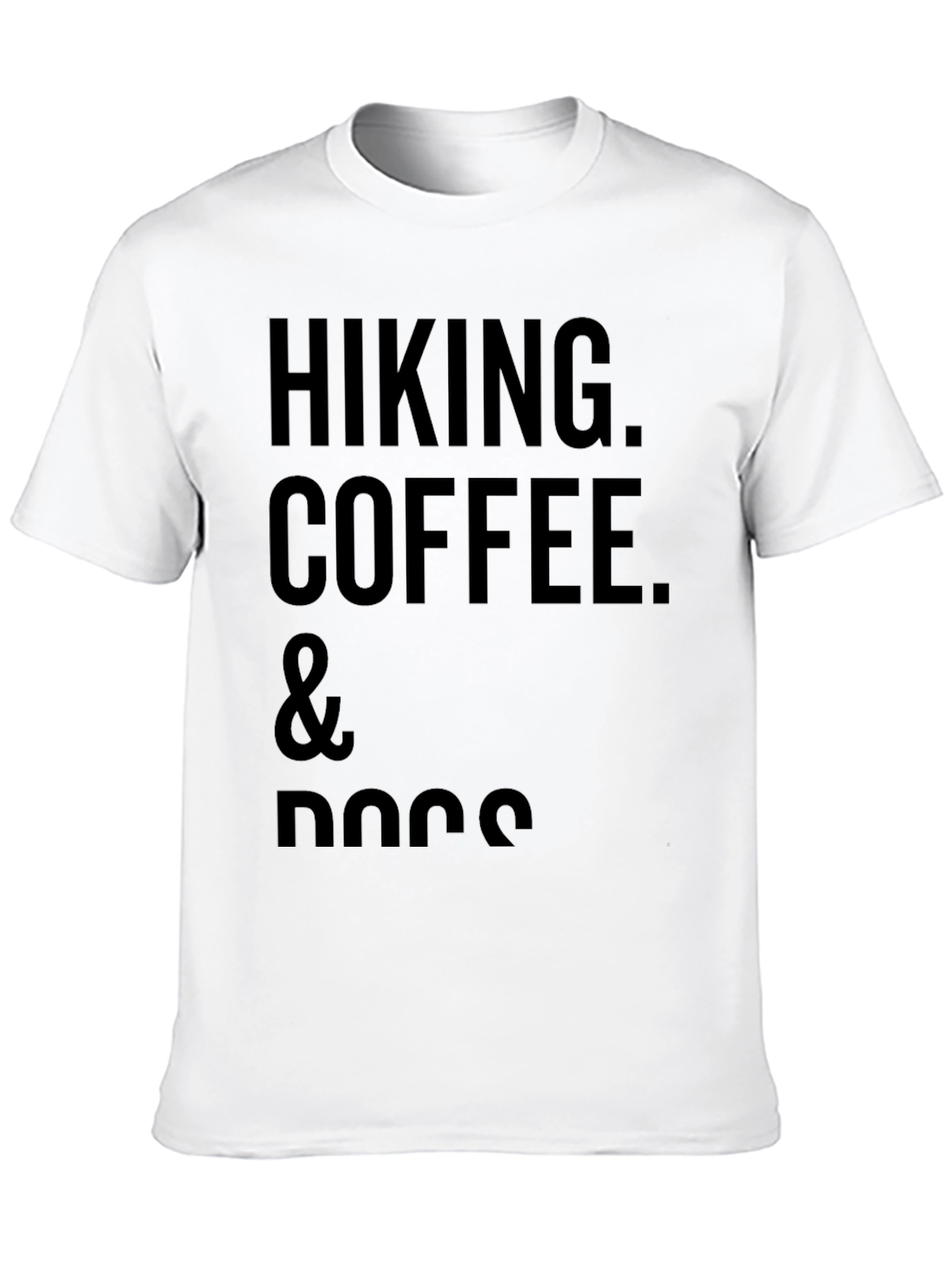 Hiking Coffee and Dogs Graphic T-Shirt
