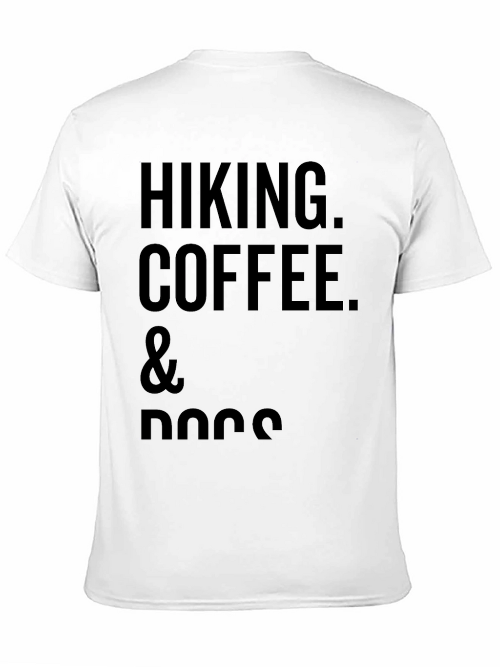 Hiking Coffee and Dogs Graphic T-Shirt
