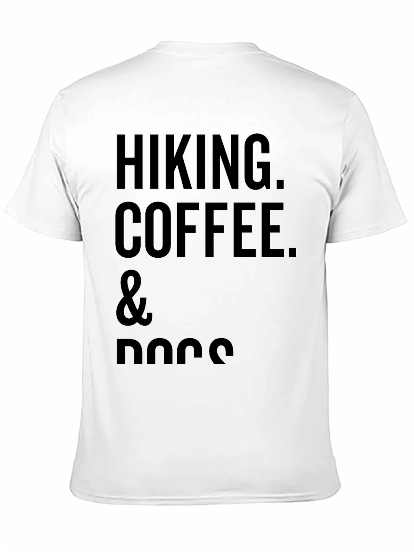 Hiking Coffee and Dogs Graphic T-Shirt