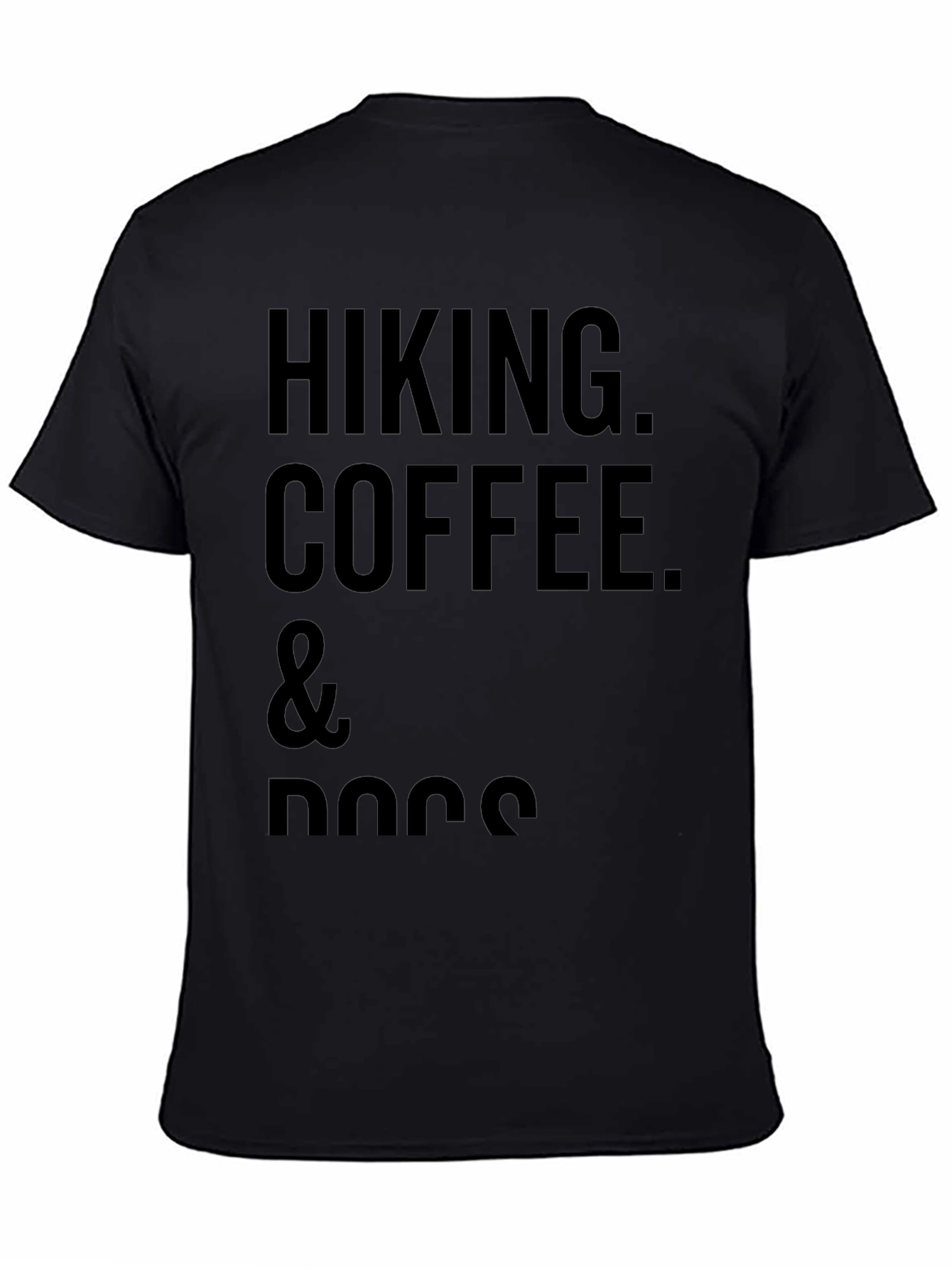Hiking Coffee and Dogs Graphic T-Shirt