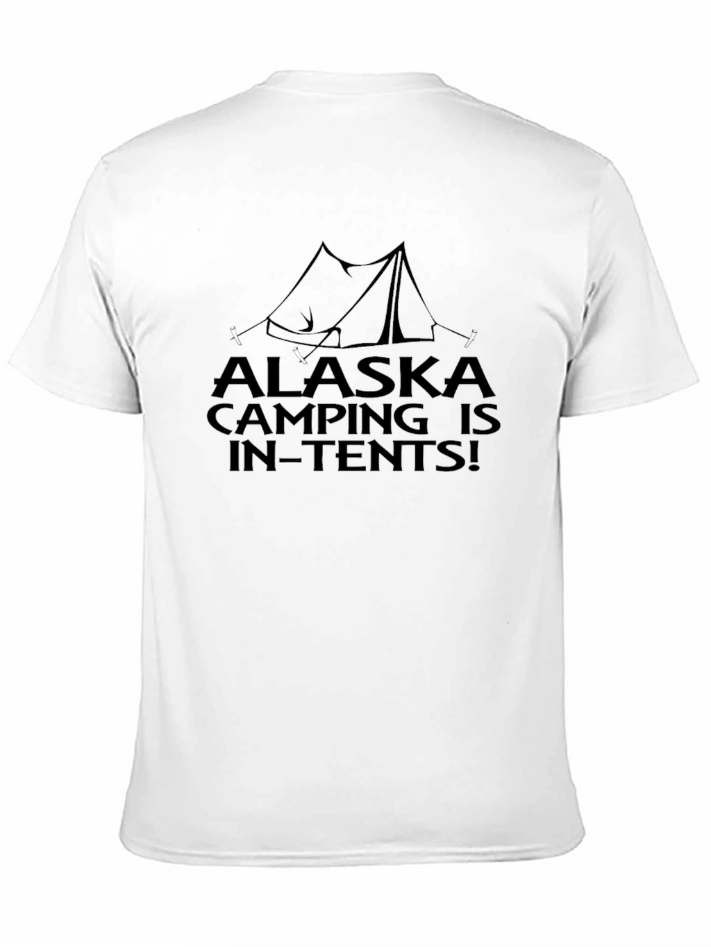 Alaska Camping In-Tents Black T-Shirt