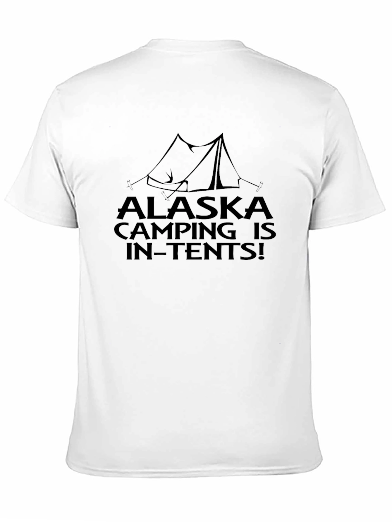 Alaska Camping In-Tents Black T-Shirt