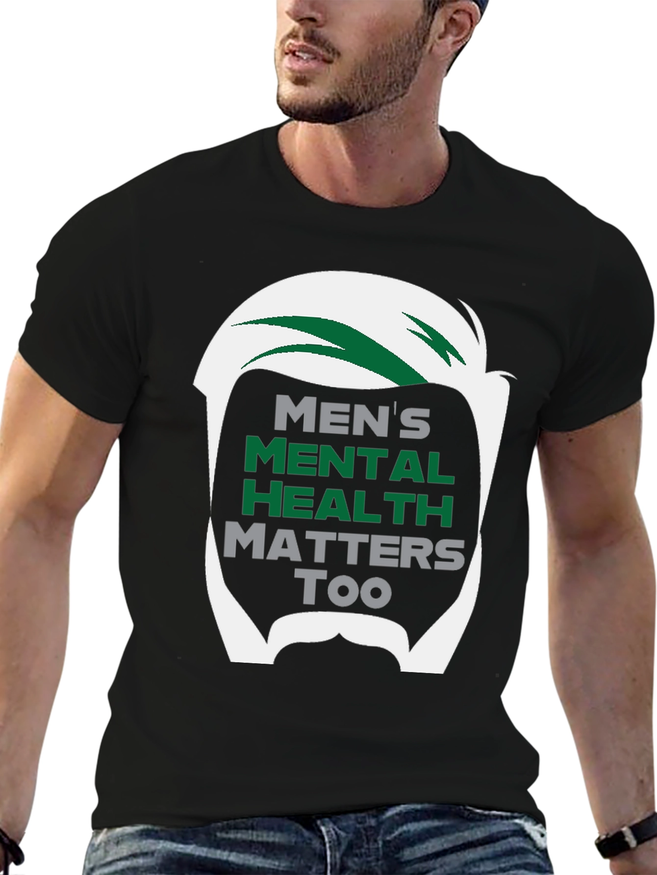 Mens Mental Health Matters Too T-Shirt