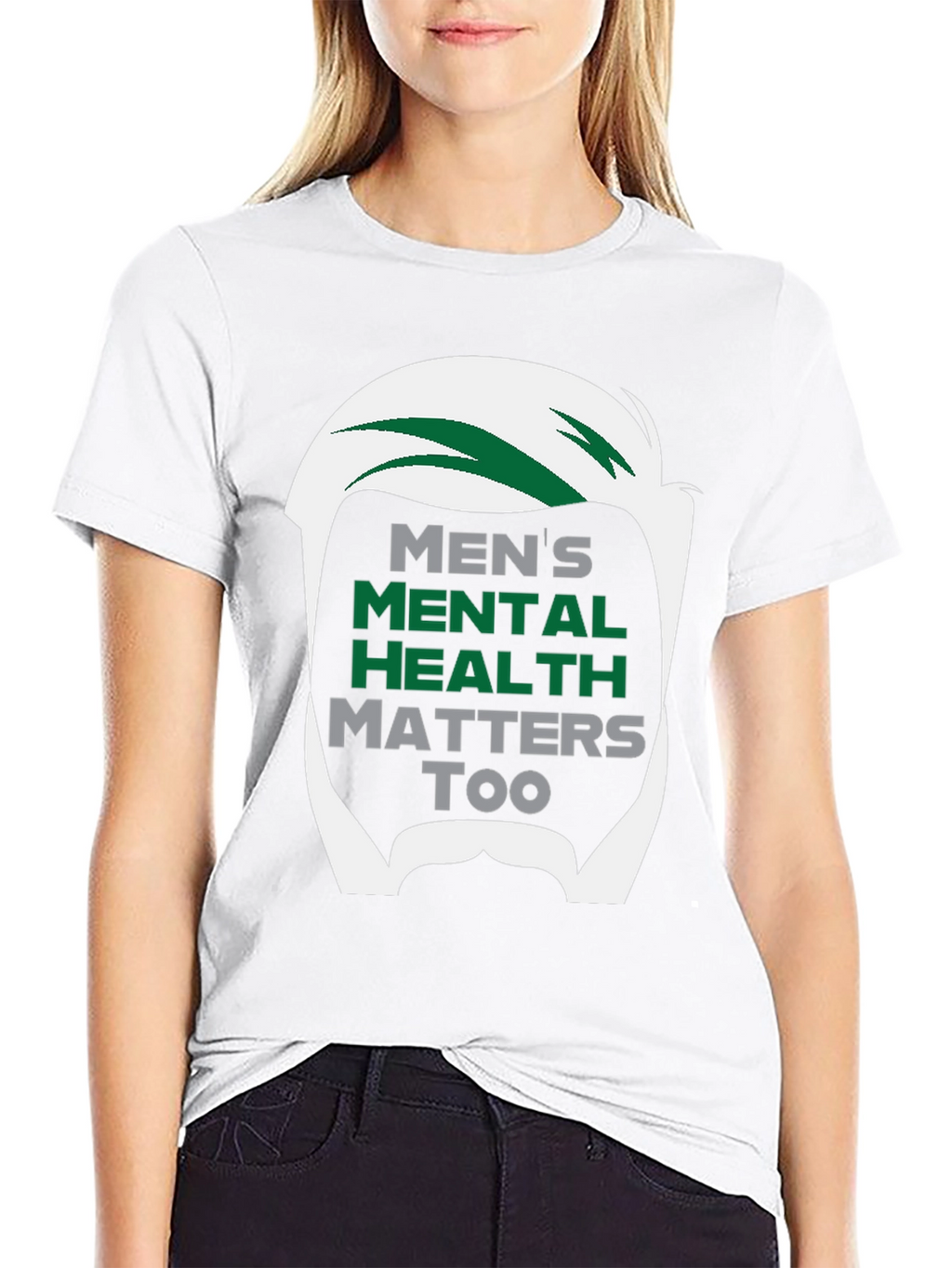 Mens Mental Health Matters Too T-Shirt