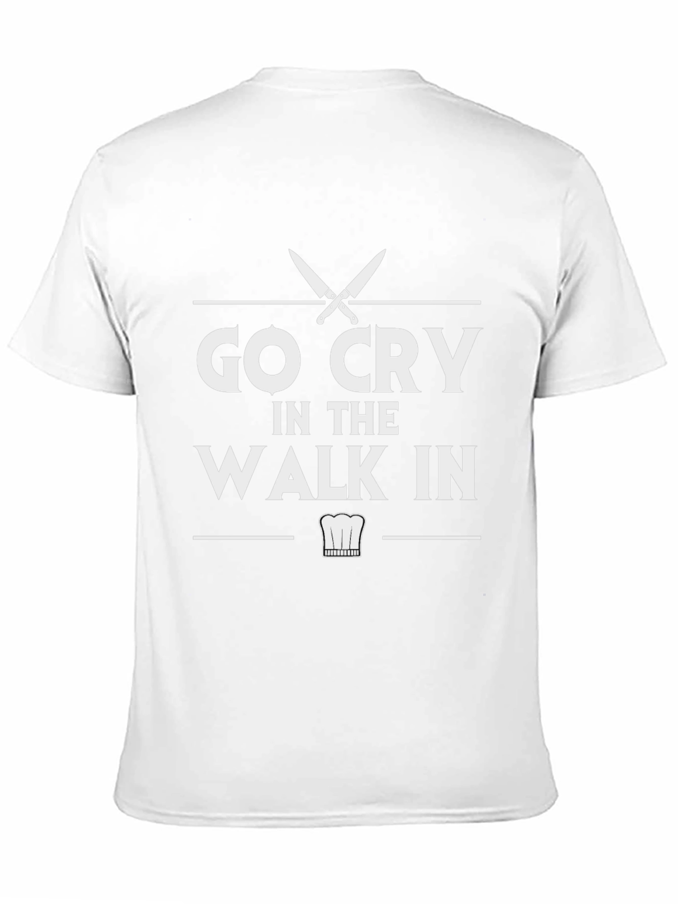 Go Cry in the Walk In Black T-Shirt