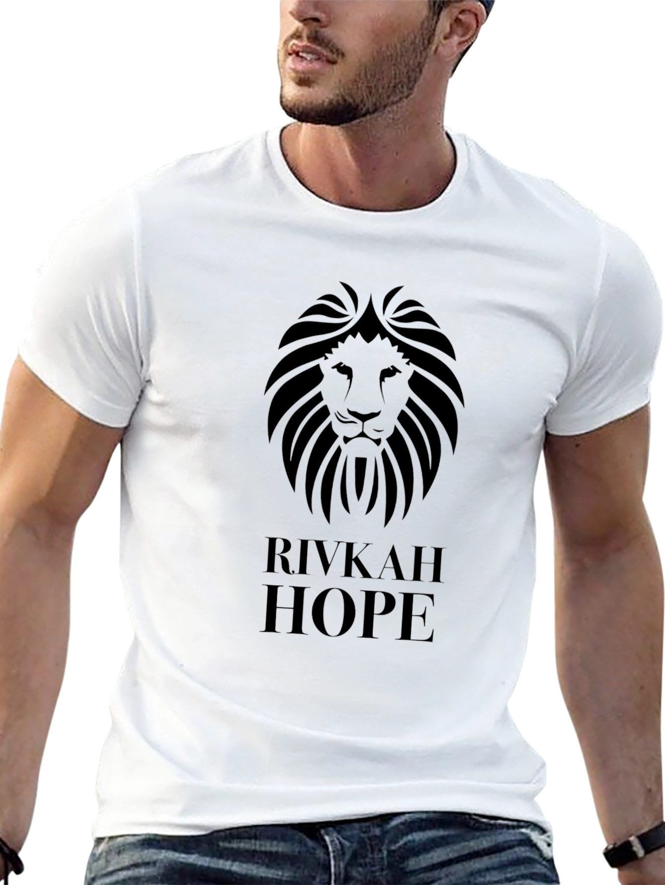 RIVKAH HOPE Lion Graphic Tee