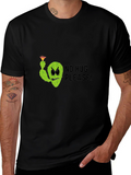 No Hug Please! Funny Cactus Graphic T-Shirt