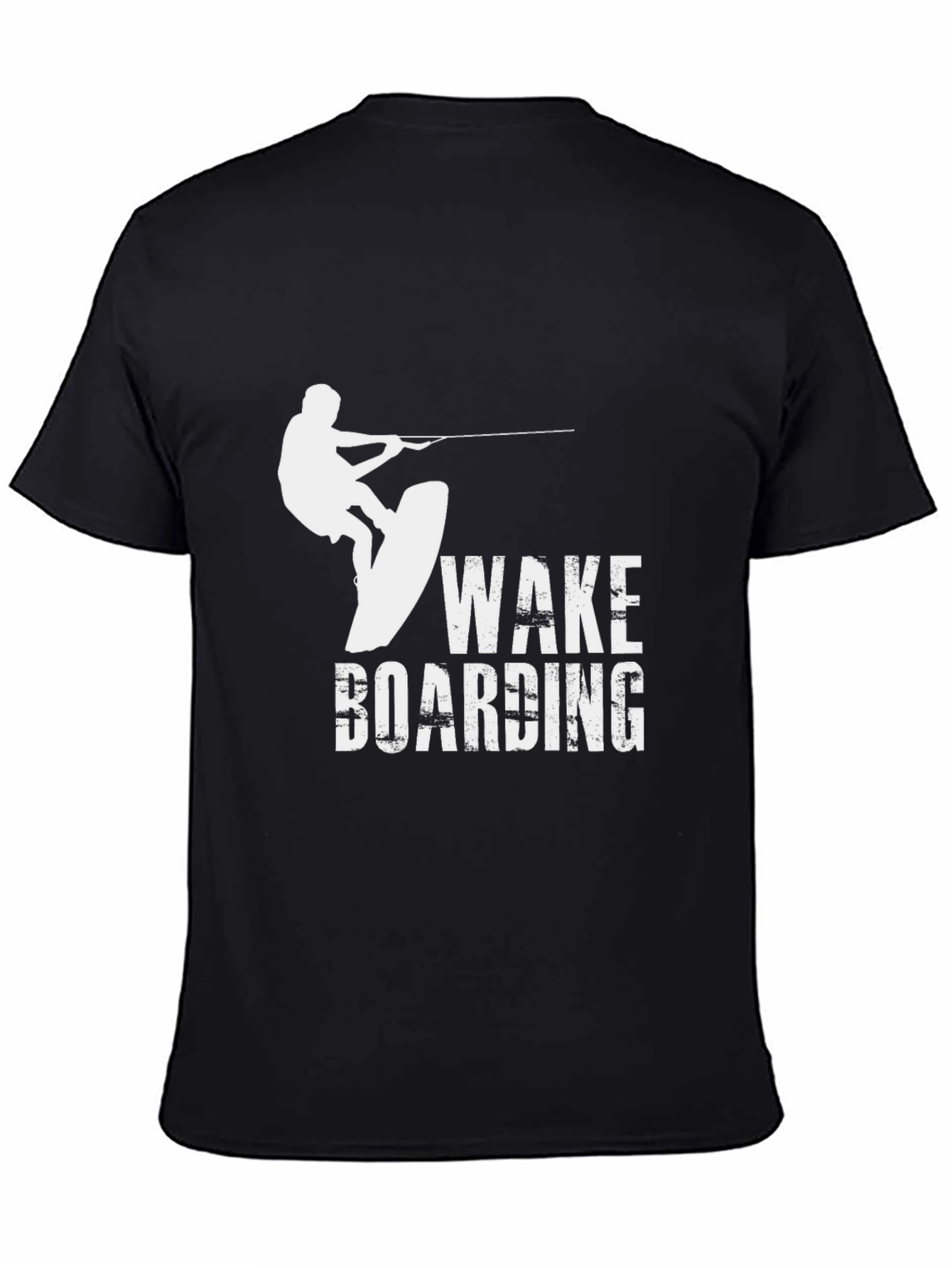 Wakeboarding Graphic Black T-Shirt