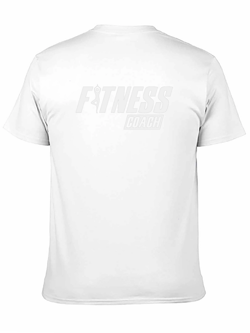Fitness Coach Black T-Shirt - Yoga Design