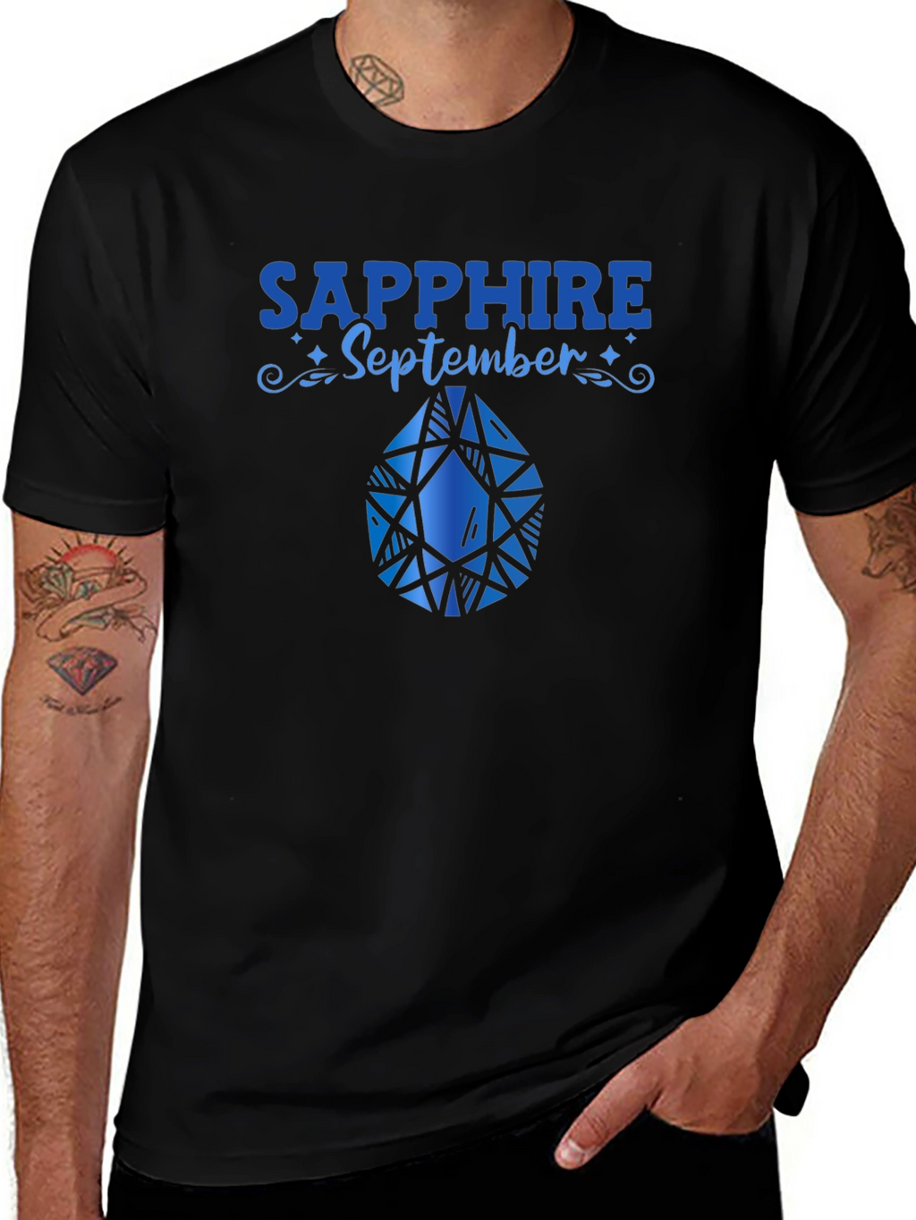Sapphire September Birthday T-Shirt
