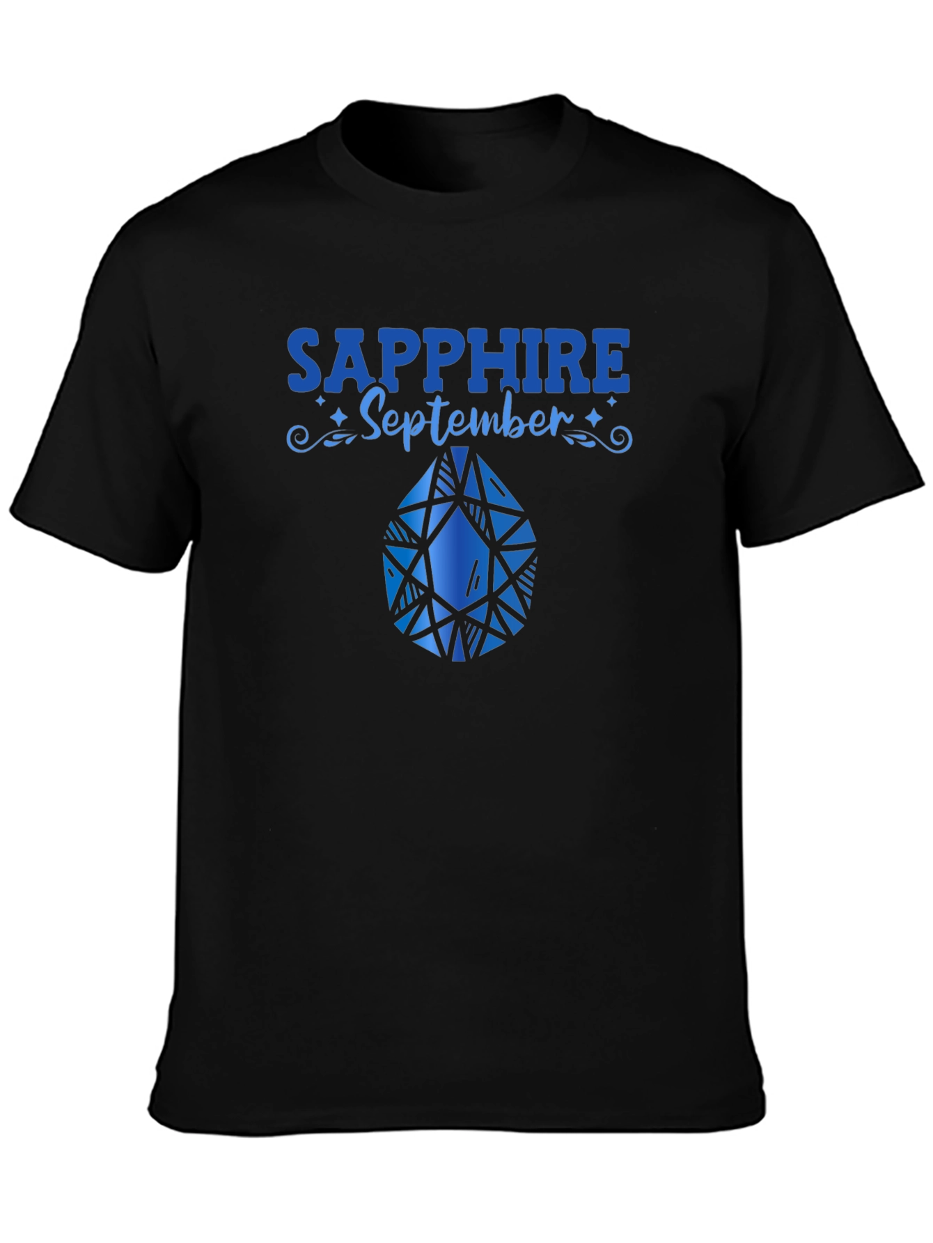 Sapphire September Birthday T-Shirt