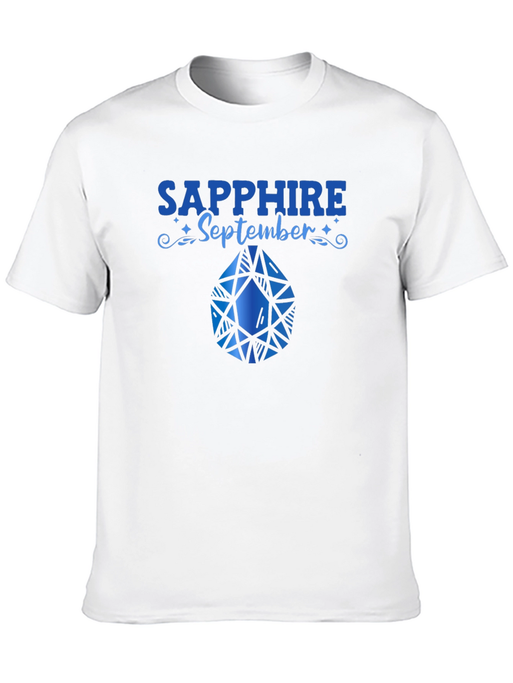Sapphire September Birthday T-Shirt