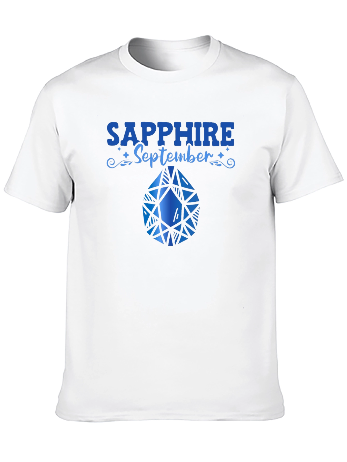 Sapphire September Birthday T-Shirt