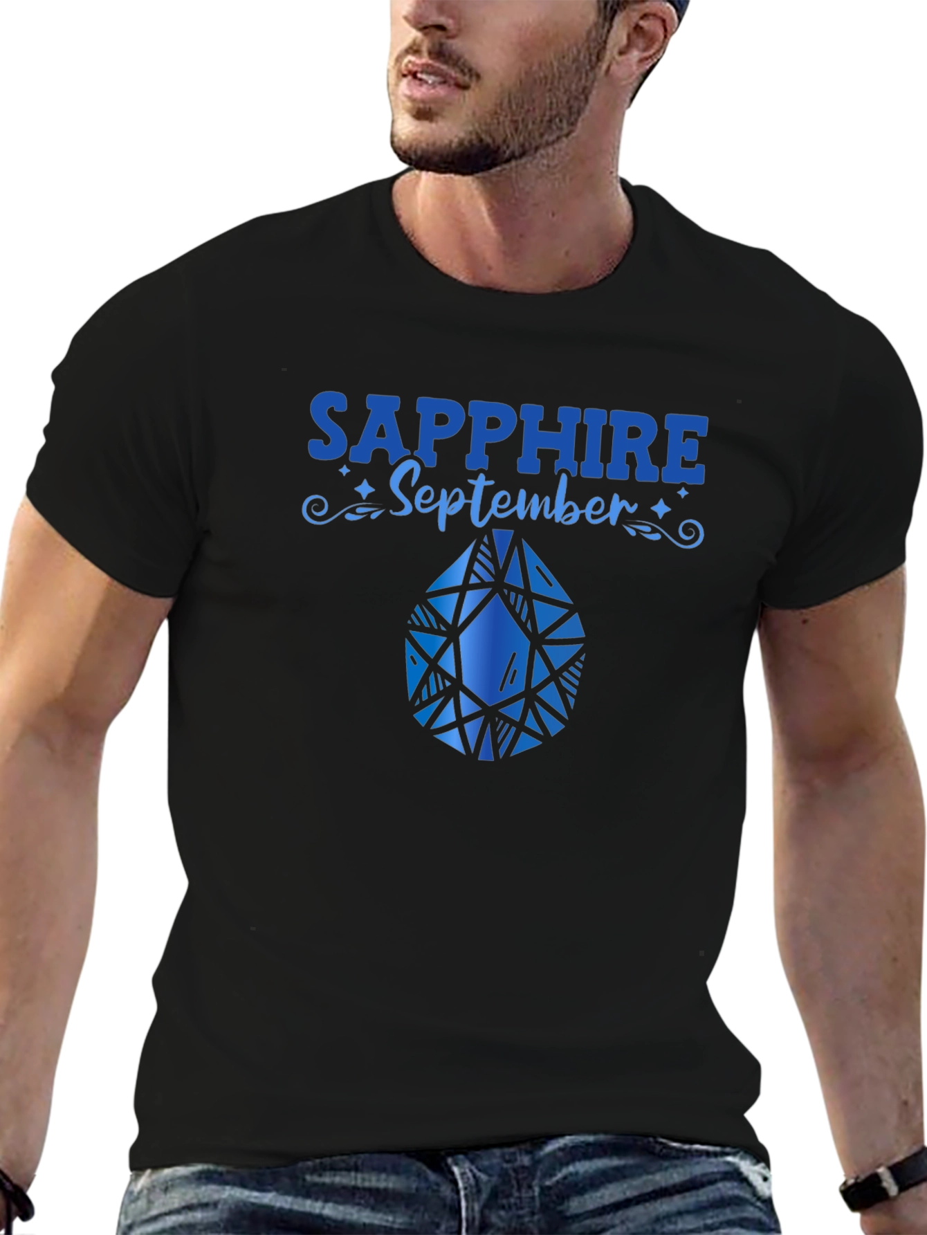Sapphire September Birthday T-Shirt