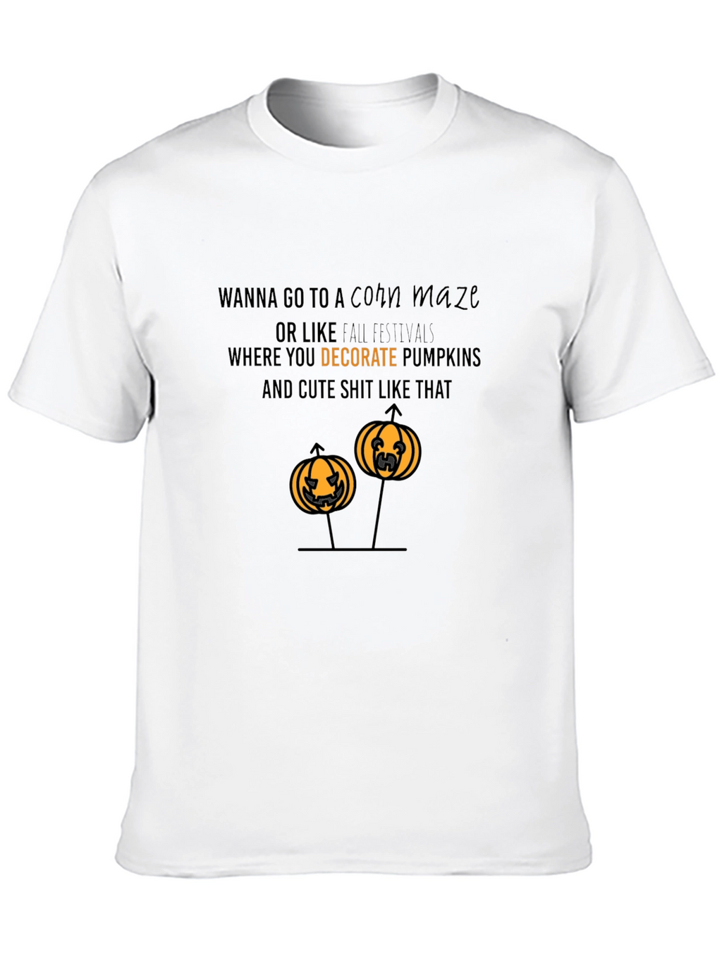 Funny Halloween Pumpkin T-Shirt