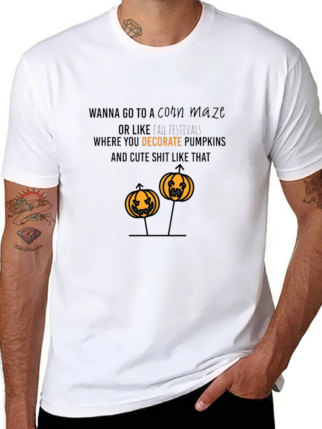 Funny Halloween Pumpkin T-Shirt