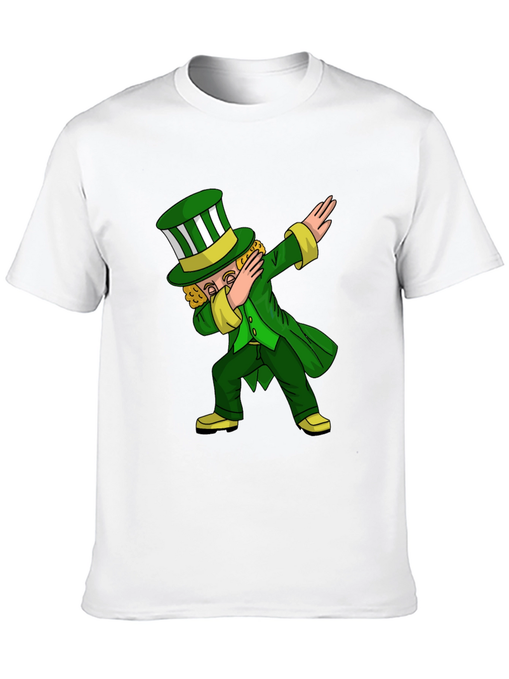 St. Patricks Day Leprechaun Dab Black T-Shirt
