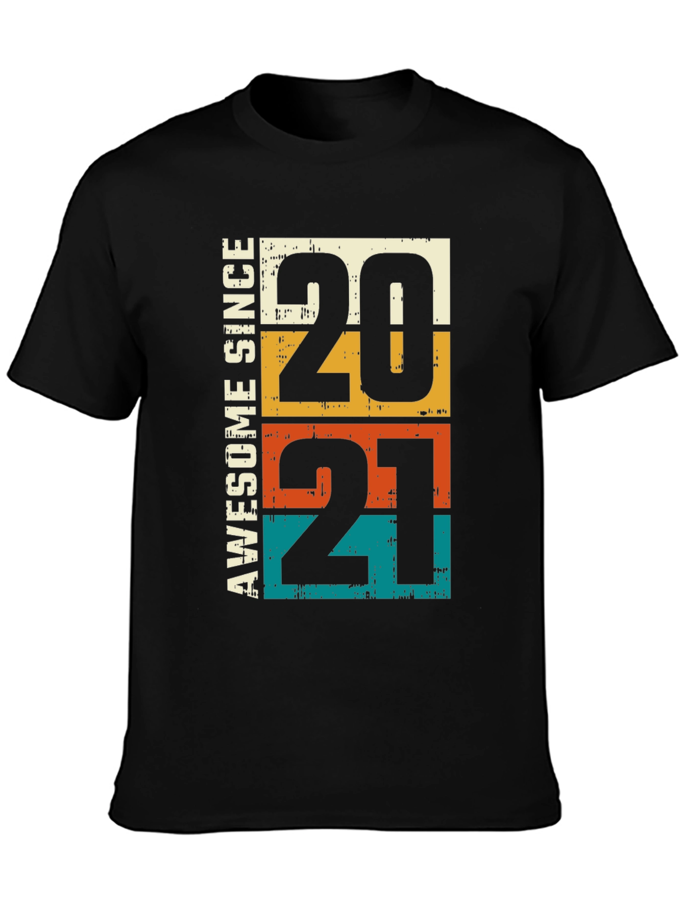 Awesome Since 2021 T-Shirt - Retro Style