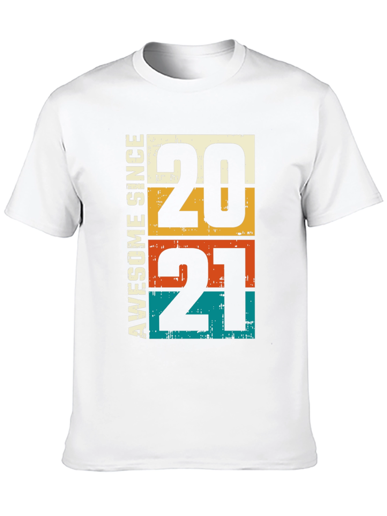 Awesome Since 2021 T-Shirt - Retro Style