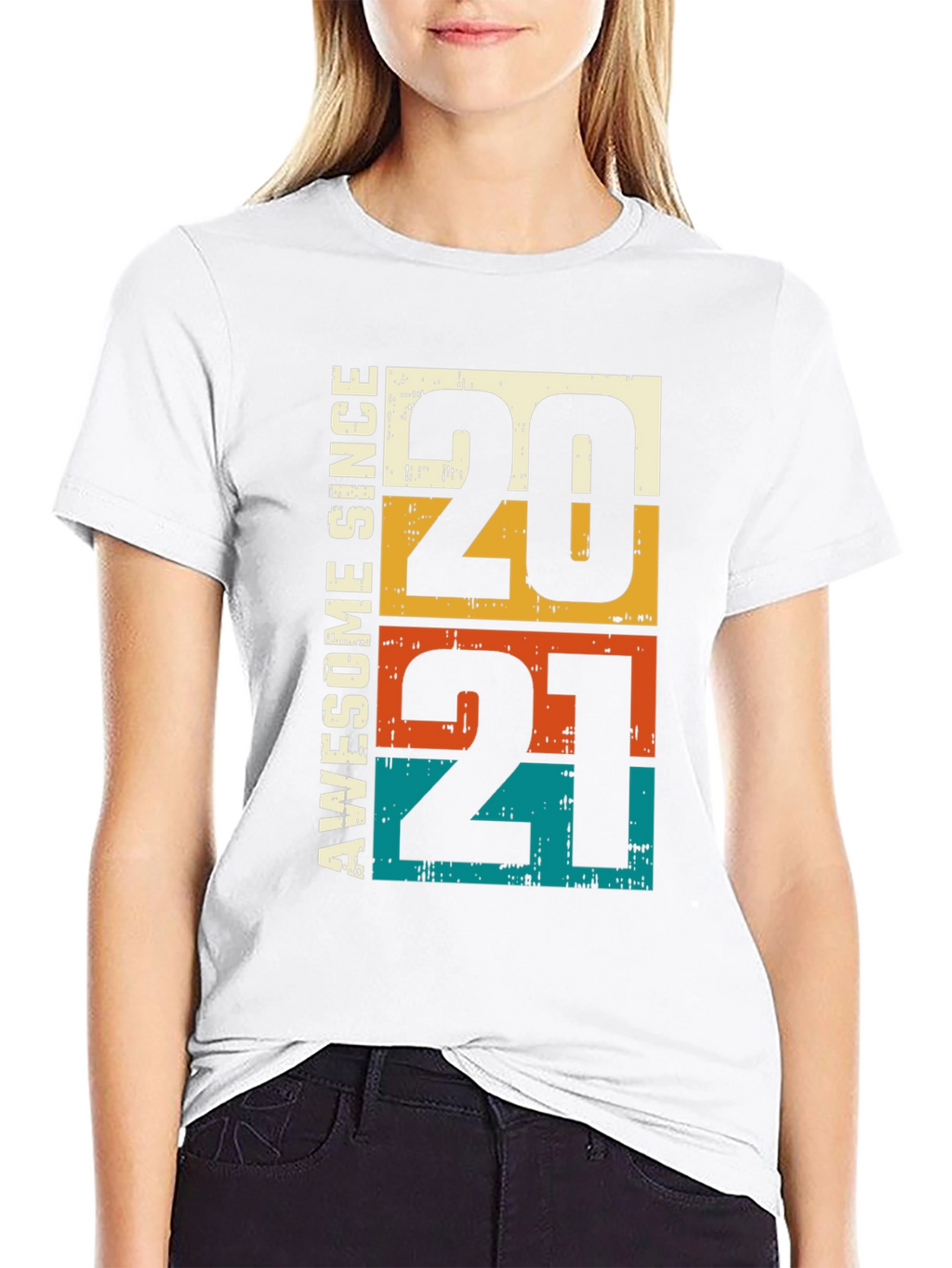 Awesome Since 2021 T-Shirt - Retro Style