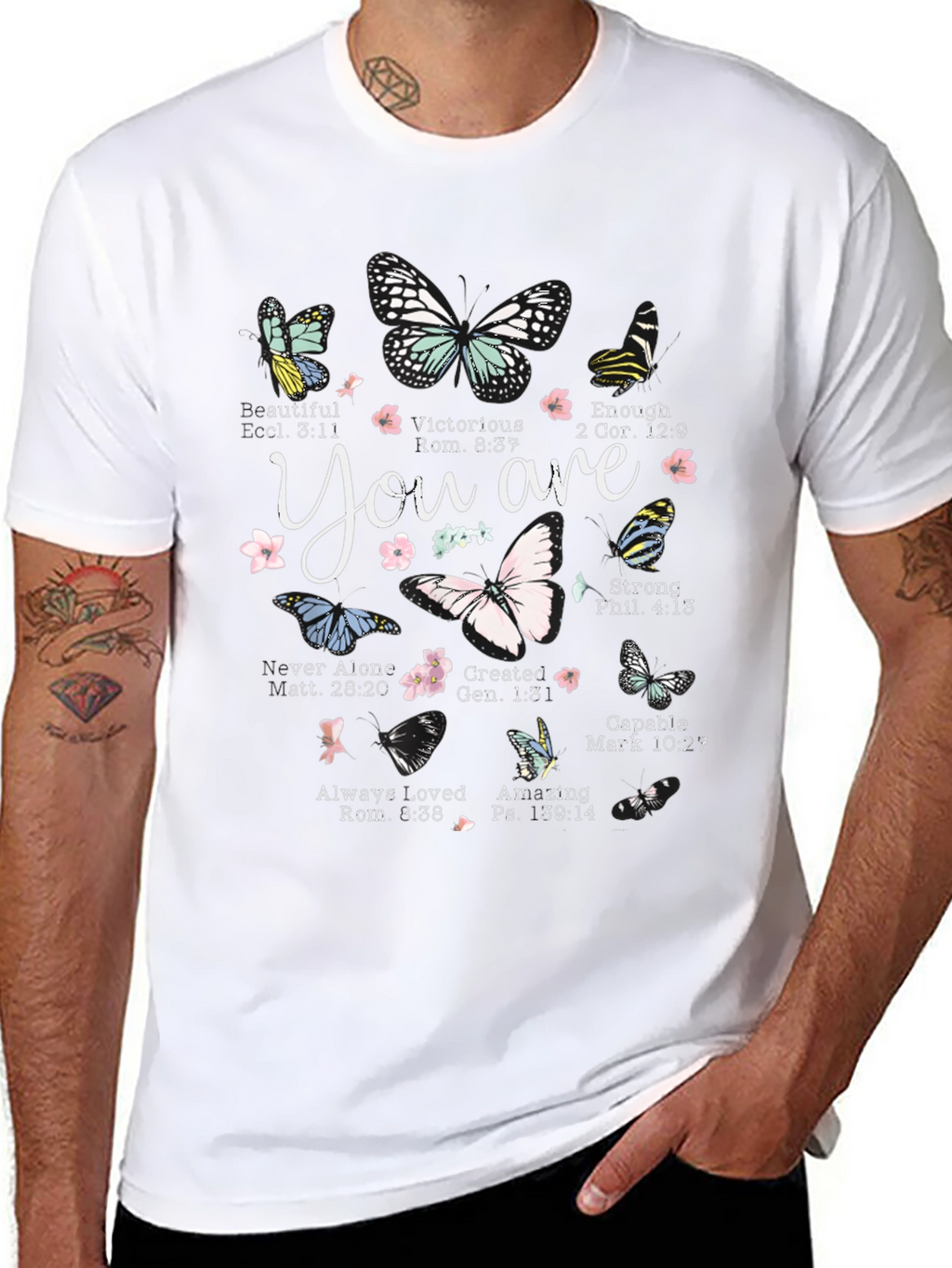 You Are Loved Butterfly T-Shirt
