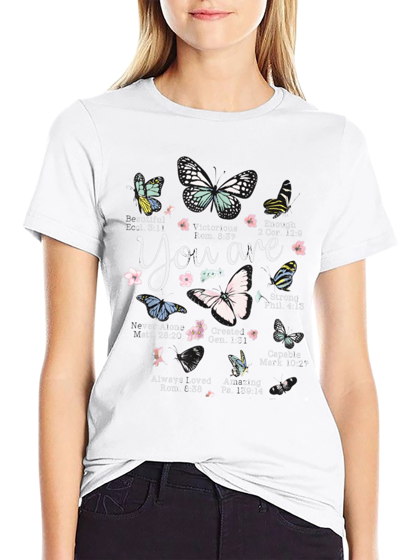 You Are Loved Butterfly T-Shirt
