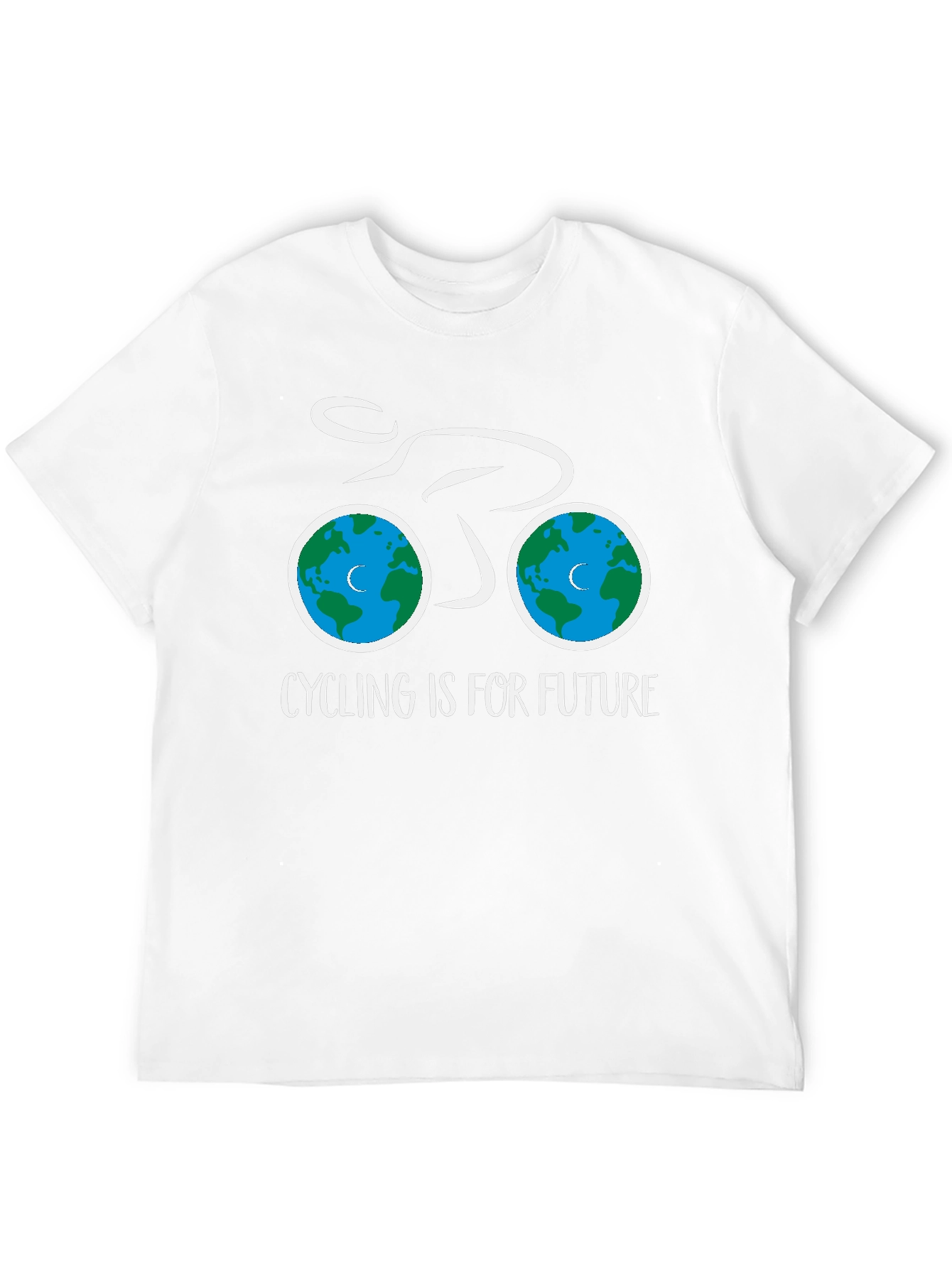 Eco-Friendly Cycling T-Shirt - Cycling is for Future