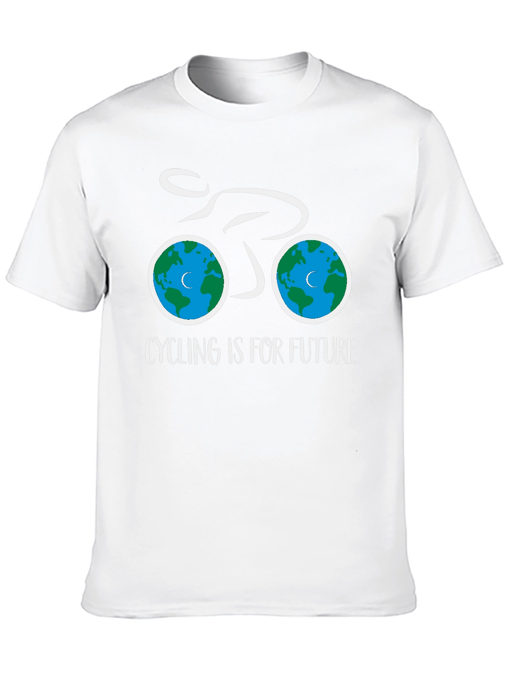 Eco-Friendly Cycling T-Shirt - Cycling is for Future