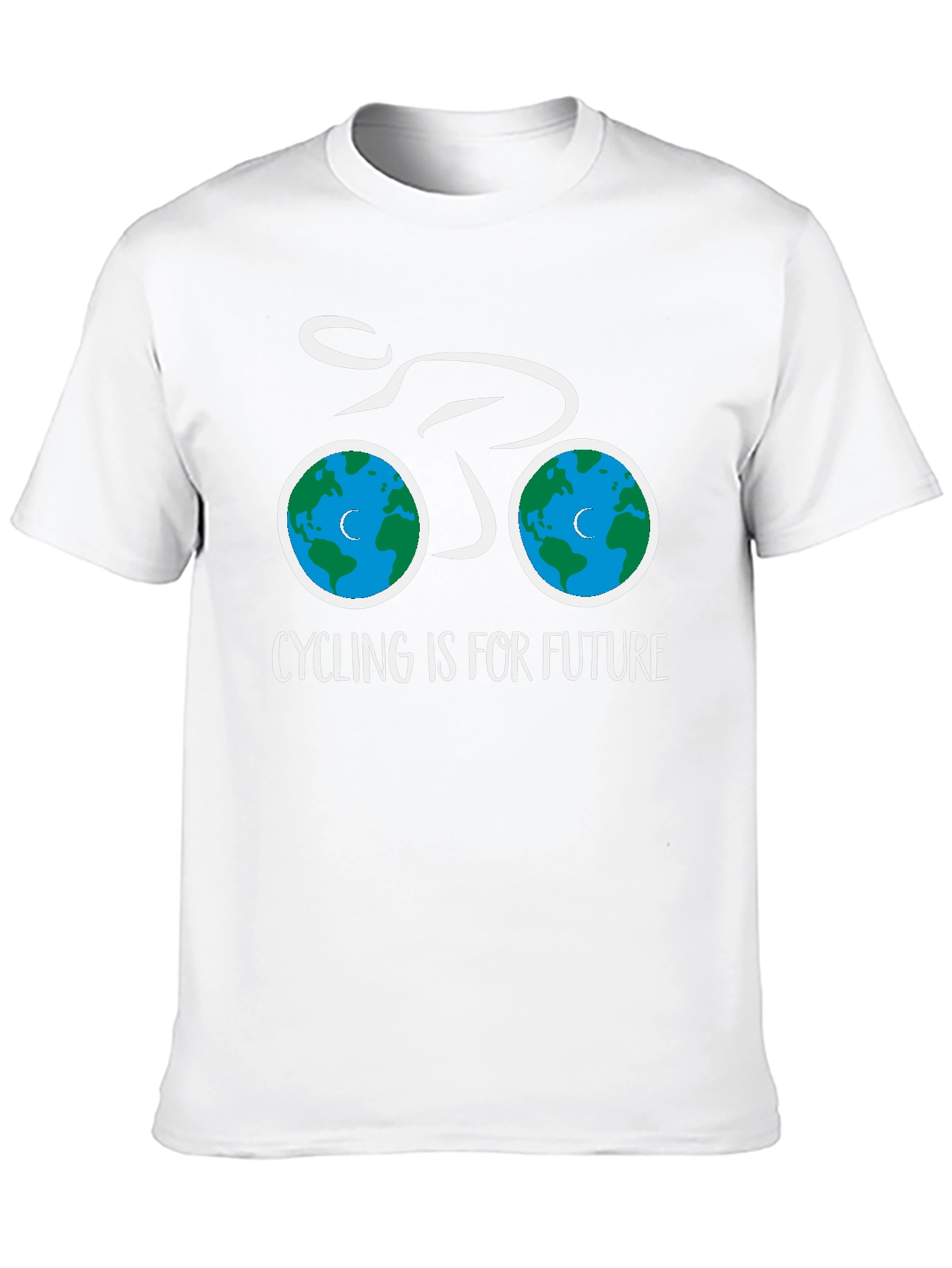 Eco-Friendly Cycling T-Shirt - Cycling is for Future