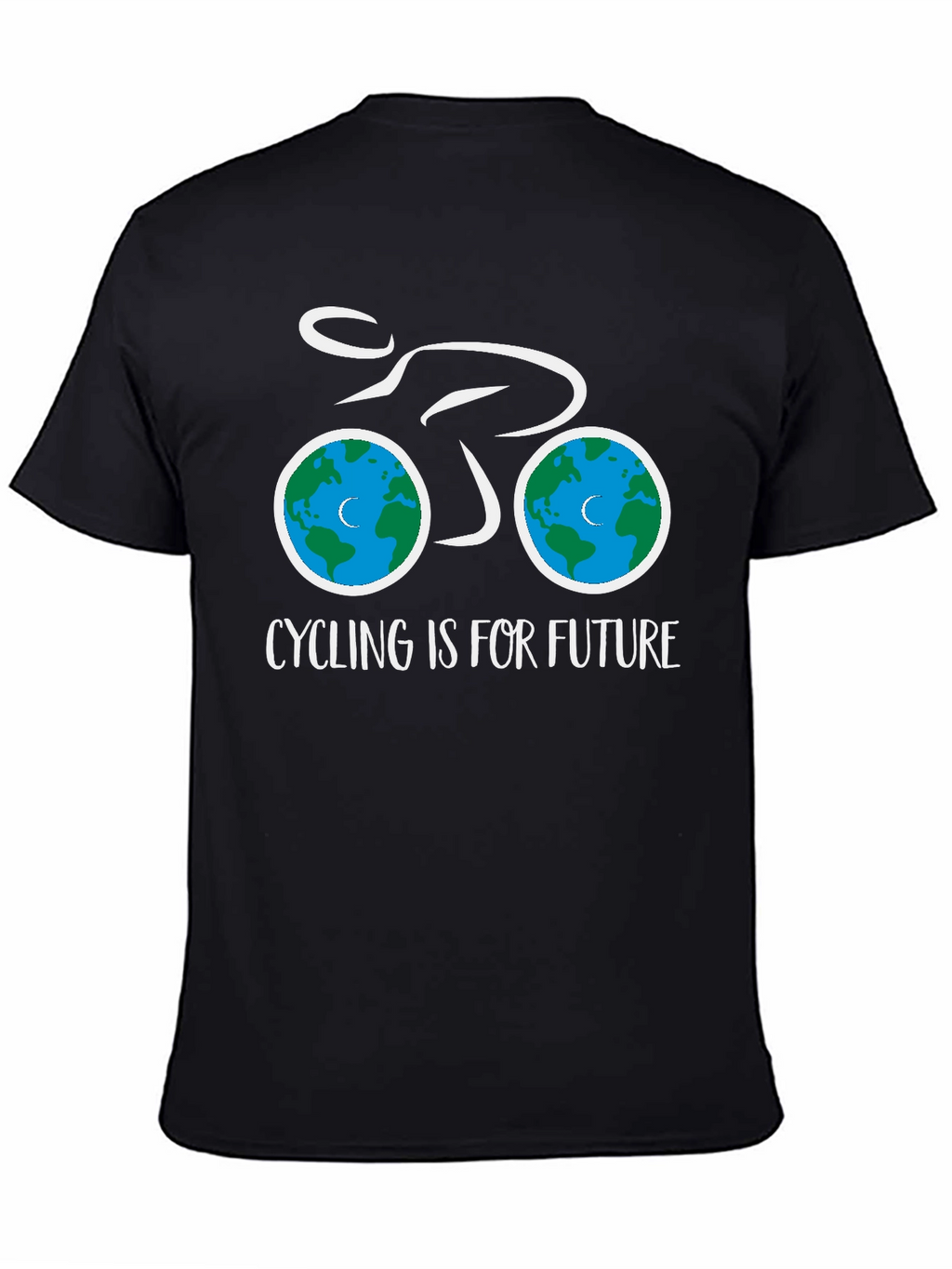 Eco-Friendly Cycling T-Shirt - Cycling is for Future