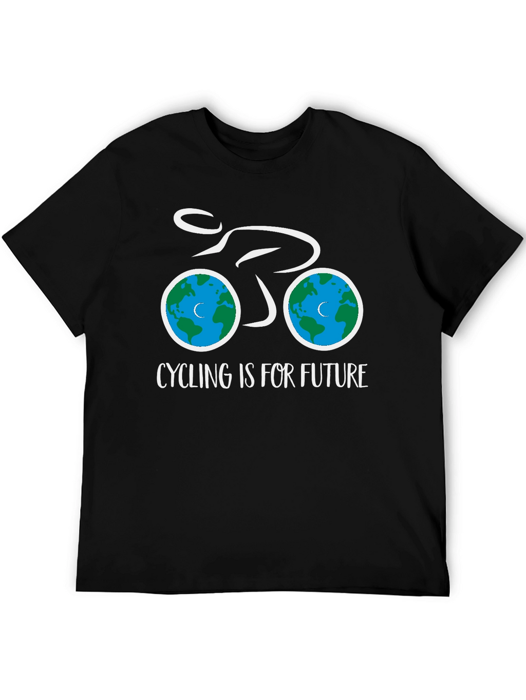 Eco-Friendly Cycling T-Shirt - Cycling is for Future