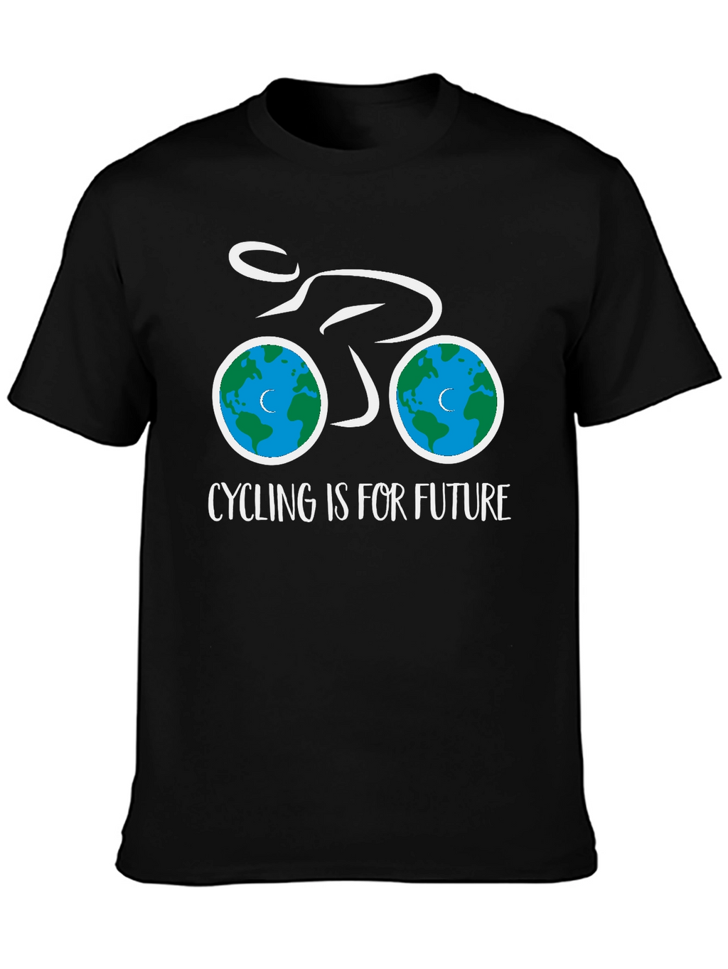 Eco-Friendly Cycling T-Shirt - Cycling is for Future
