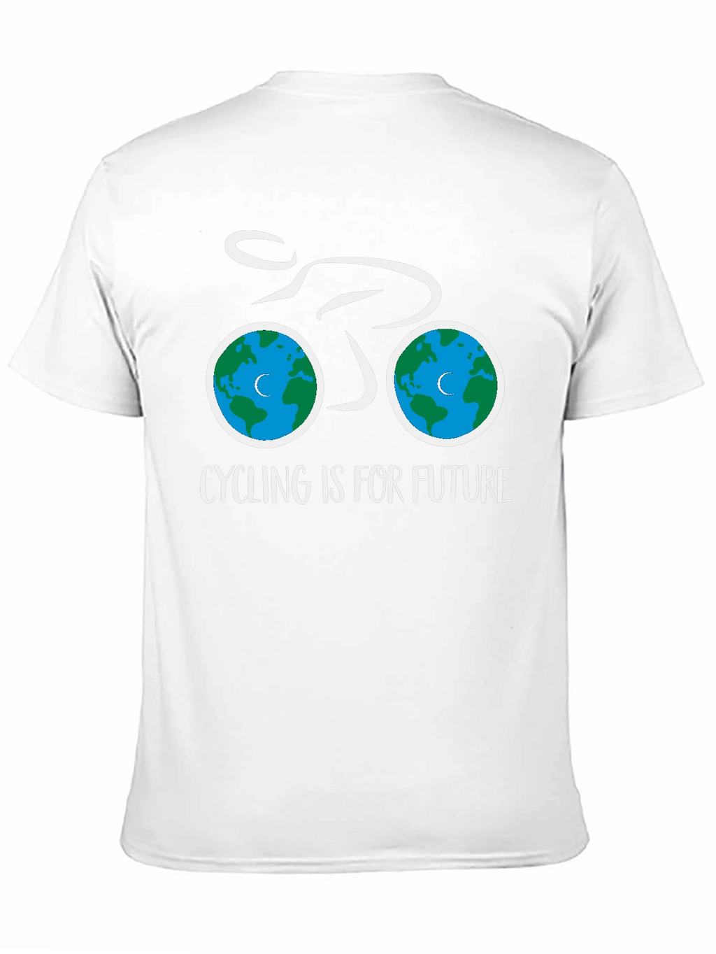 Eco-Friendly Cycling T-Shirt - Cycling is for Future