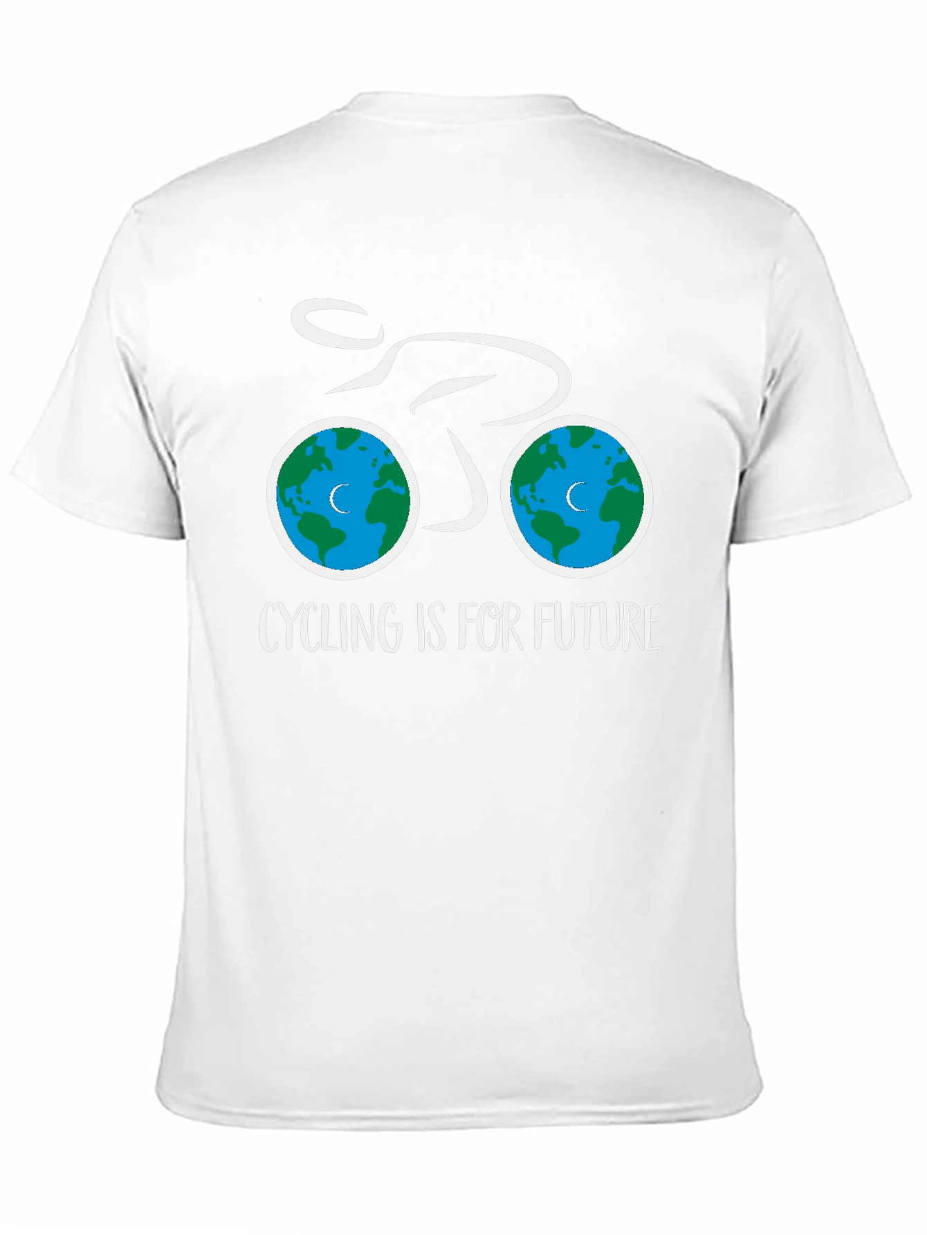 Eco-Friendly Cycling T-Shirt - Cycling is for Future