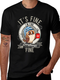 Its Fine Owl Coffee T-Shirt