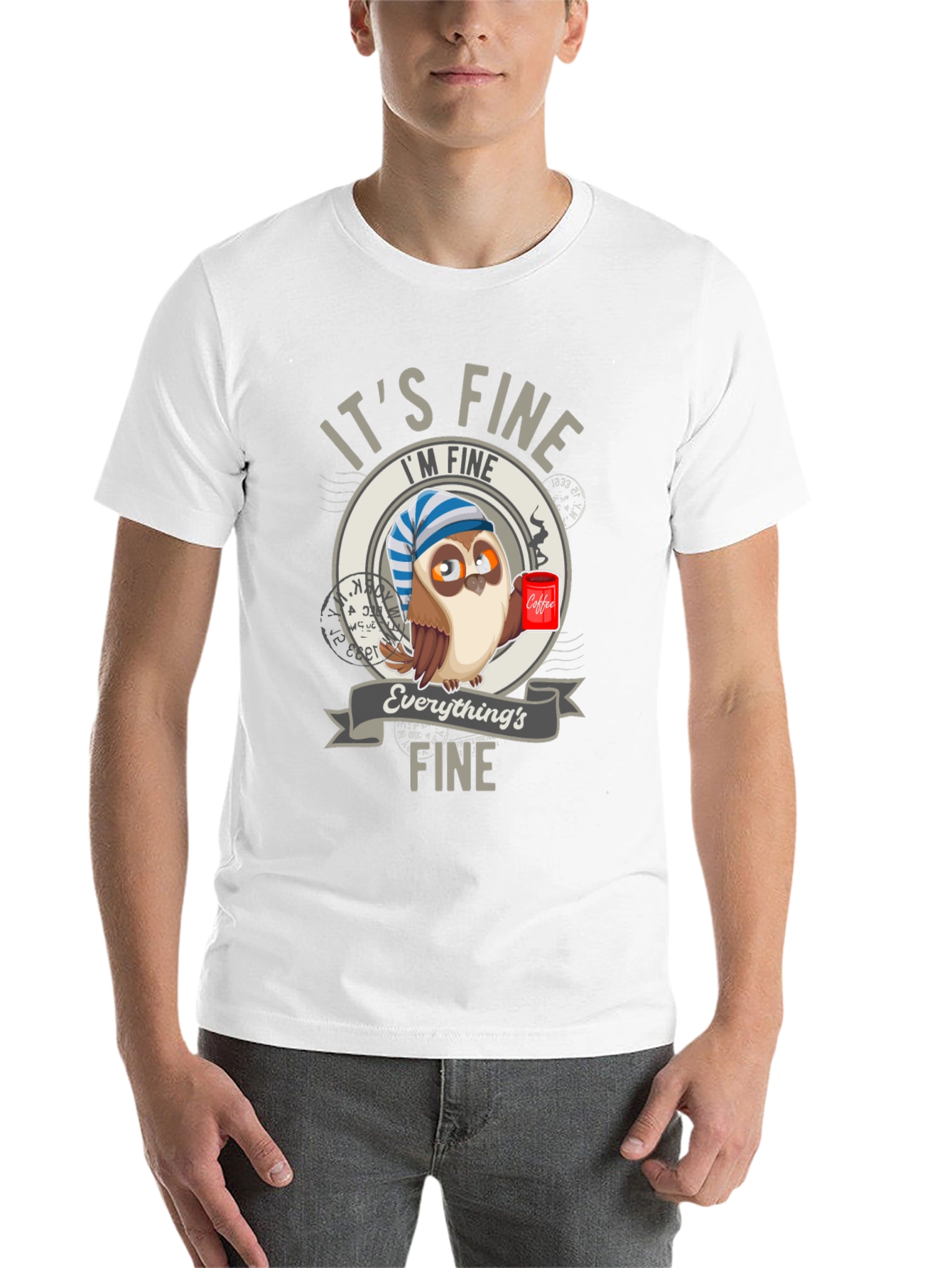 Its Fine Owl Coffee T-Shirt