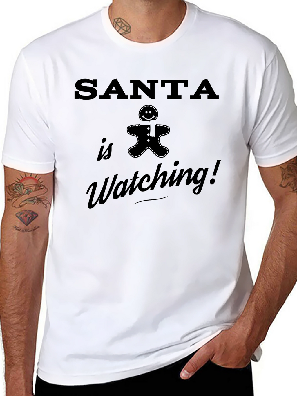 Santa Is Watching T-Shirt