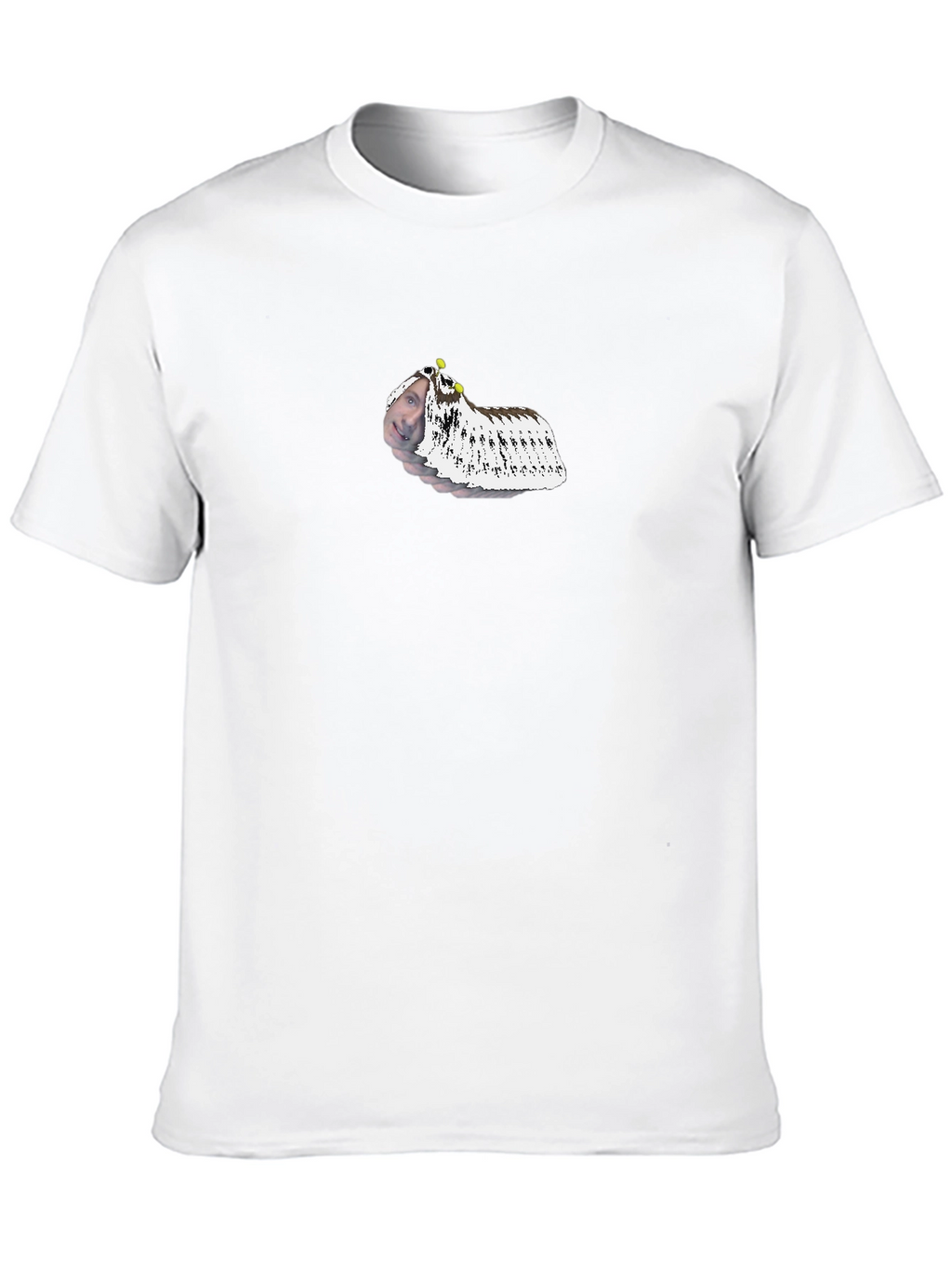 Unique Black T-Shirt with Novelty Design