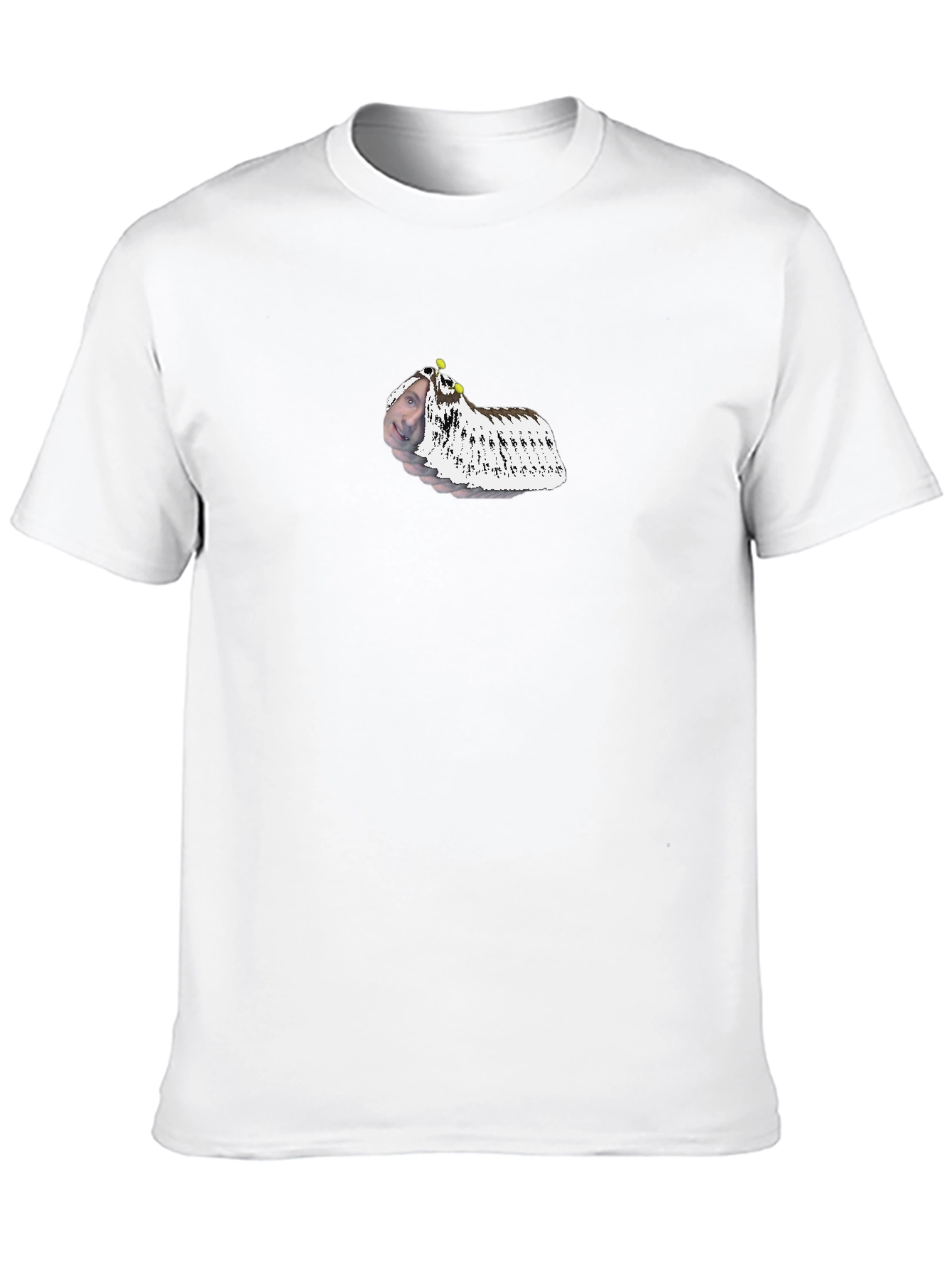 Unique Black T-Shirt with Novelty Design