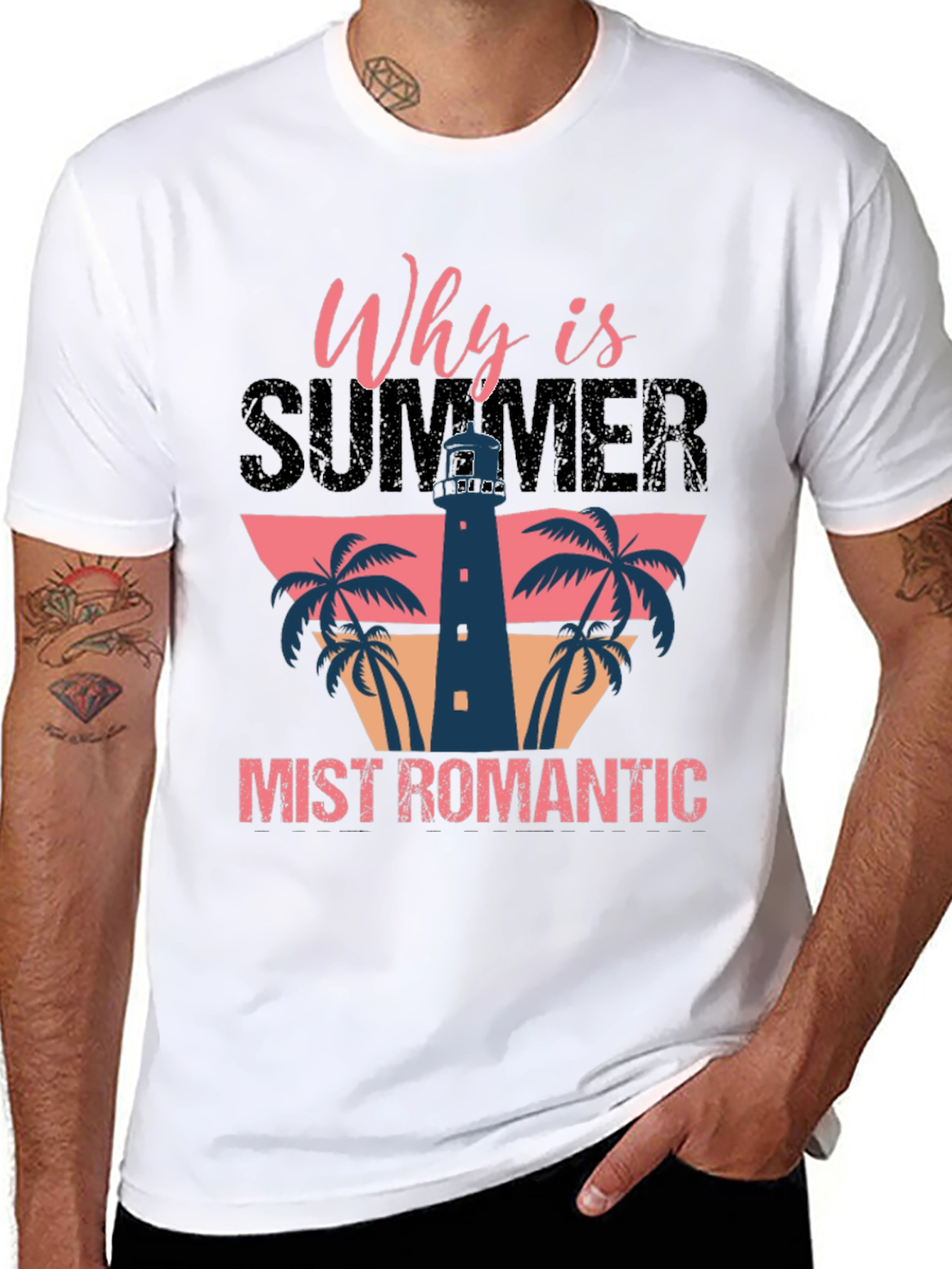 Why is Summer Mist Romantic Graphic Tee