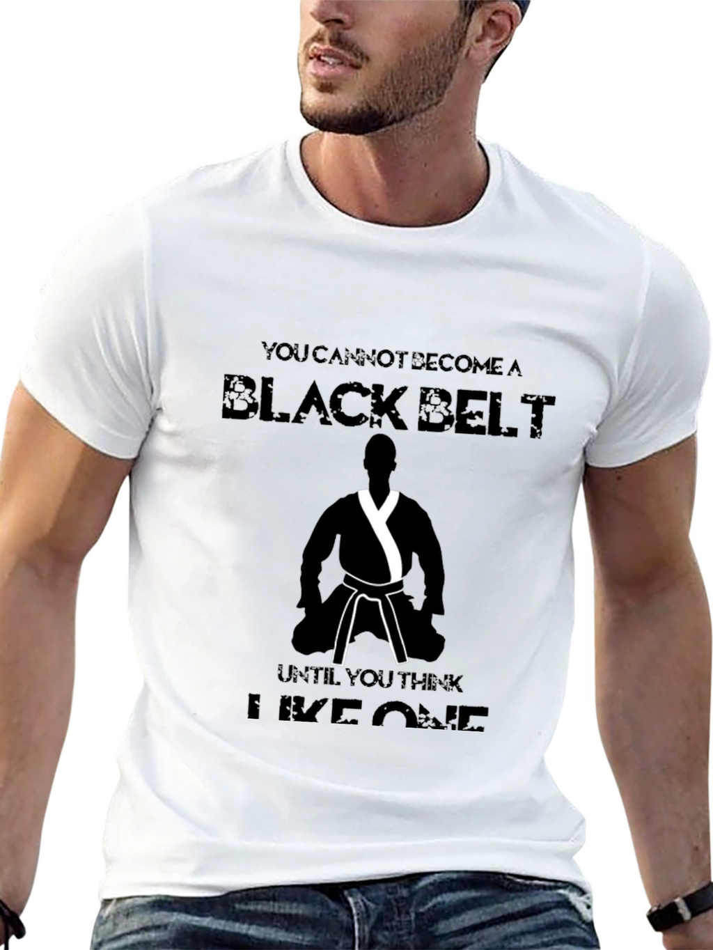 Black Belt Philosophy T-Shirt - Martial Arts Motivation