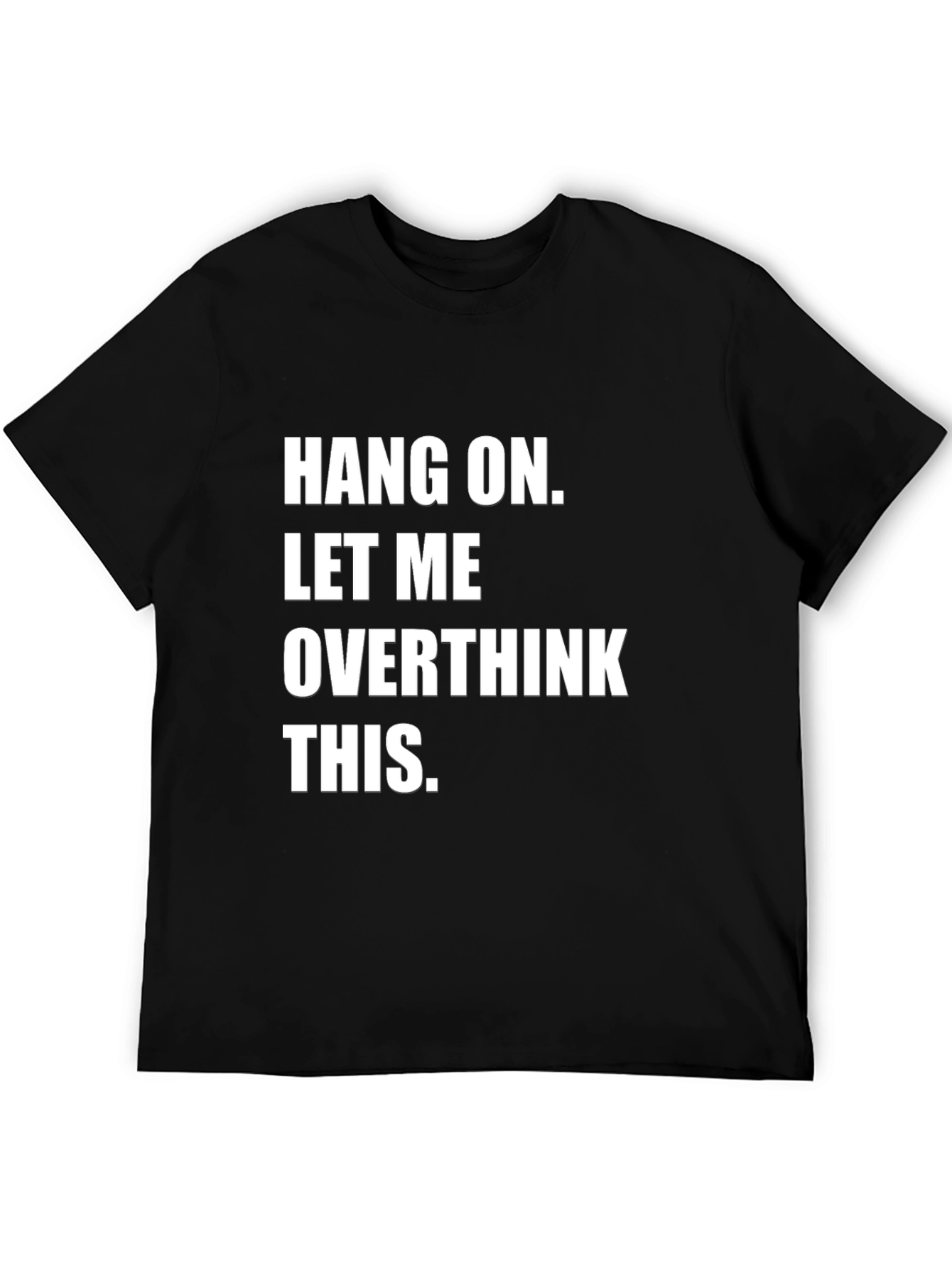 Overthink This Graphic Tee - Black
